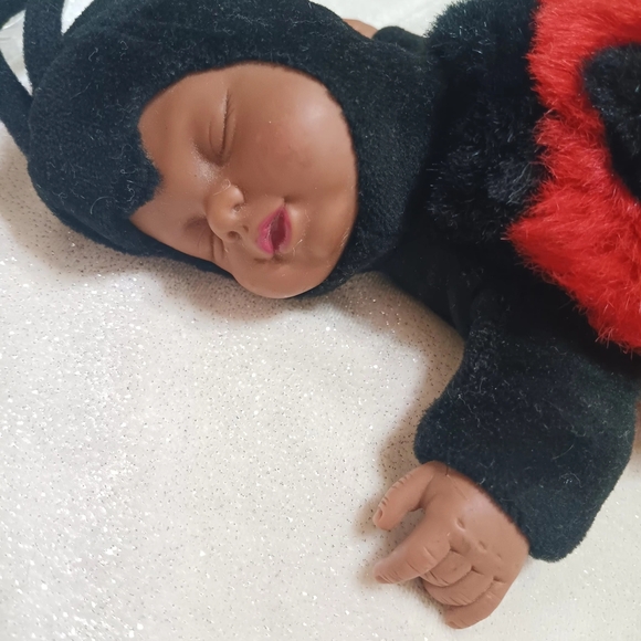 Adorable Ladybug Baby Doll in Red and Black - Picture 5 of 6